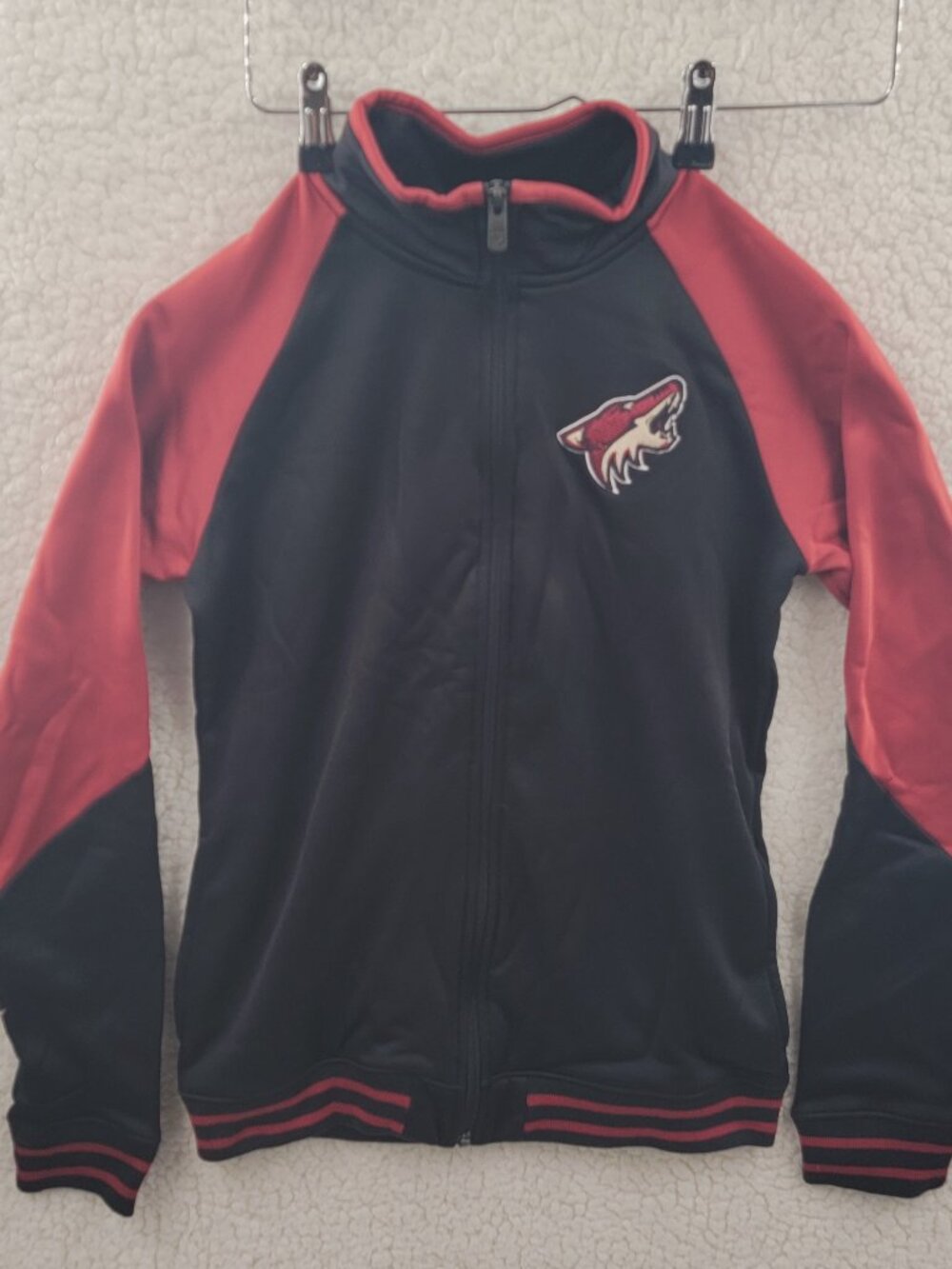 Arizona Coyotes NEW Youth Girls Track Jacket NHL Hockey NWT Size Large